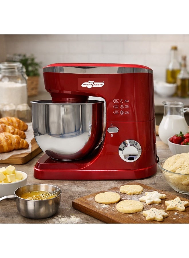 Jessav Electric Stand Mixer 7 Letter 1200 Watt 6 Speed 3 Years Warranty - Image 1